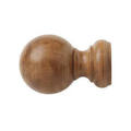 1 3/8" Ball finial for wood poles, by Kirsch