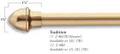 Graber 3/4" cafe rods Graber 3/4" cafe rods
