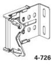 Graber 2-3" clearance bracket for dauphine rod installation