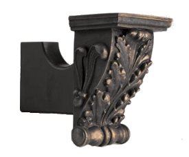 Acant Leaf Drapery Sconce By Kirsch Discontinued Basicq Inc