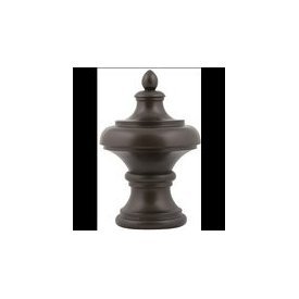 Bristol finial for 2 1/4 inch wood curtain rods