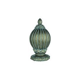 Victorian finial for 2 1/4 inch wood curtain rods
