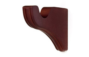 Wood Bracket 3 1 2 Return For Use With 1 3 8 Wooden Curtain Rods